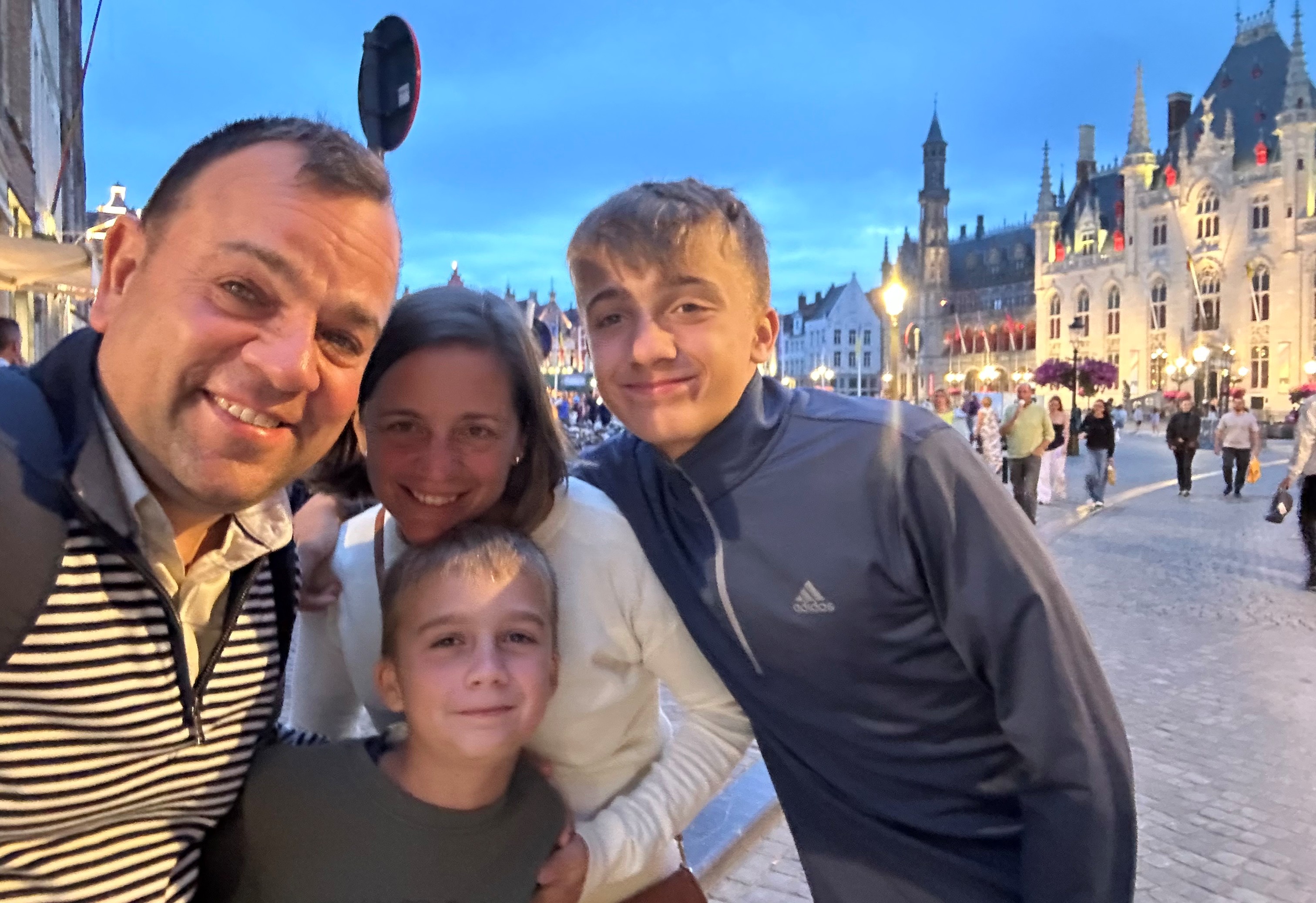 The Barletta family in Bruges